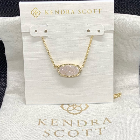 Kendra Scott Jewelry - New Kendra Scott Gold Elisa In Iridescent Drusy